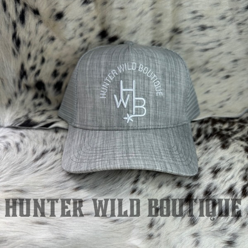 HWB GREY TRUCKER CAP