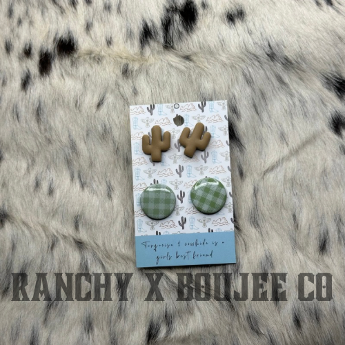 002 CLAY EARRINGS