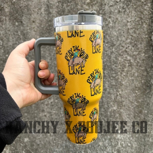 40OZ STAY IN YOUR LANE TUMBLER