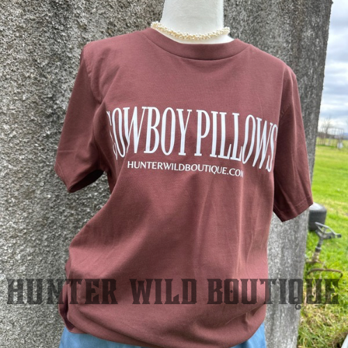 COWBOY PILLOWS TEE - BROWN