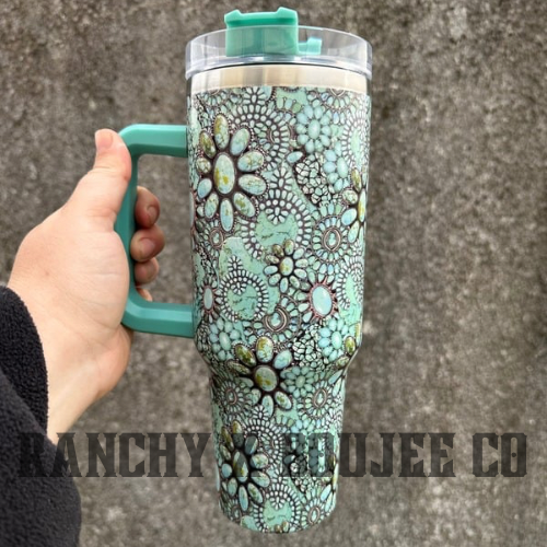 40OZ TURQUOISE TUMBLER