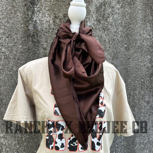 XL BROWN SCARF