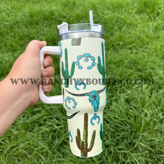 COW & CACTUS TUMBLER